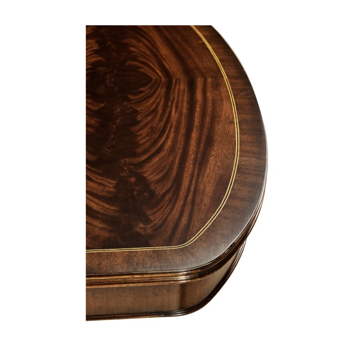 Mahogany Triple Pedestal Dining Table 158
