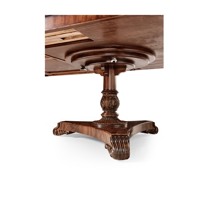 Mahogany Triple Pedestal Dining Table 158