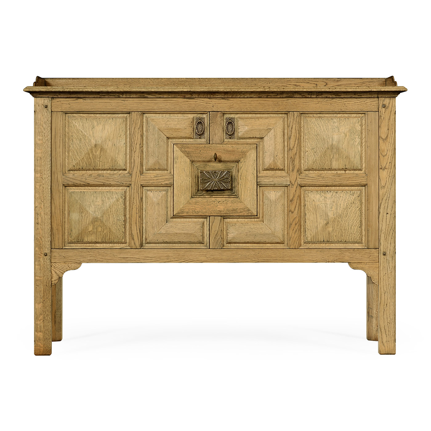 Tudor Style Natural Oak Cabinet