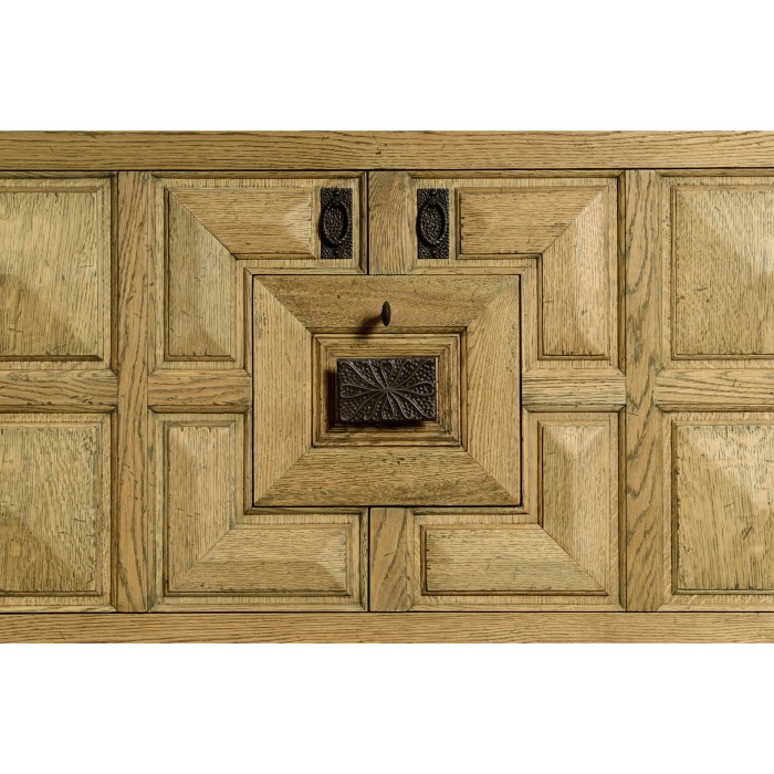 Tudor Style Natural Oak Cabinet