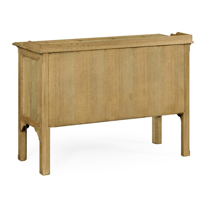 Tudor Style Natural Oak Cabinet