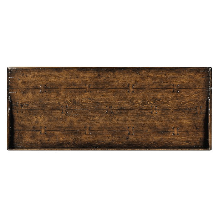 Tudor Style Dark Oak Cabinet