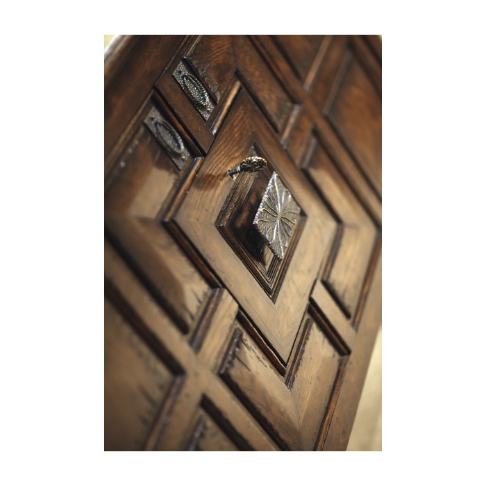Tudor Style Dark Oak Cabinet