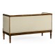 Regency Style Walnut Upholstered Settee