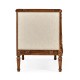 Regency Style Walnut Upholstered Settee