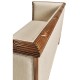 Regency Style Walnut Upholstered Settee