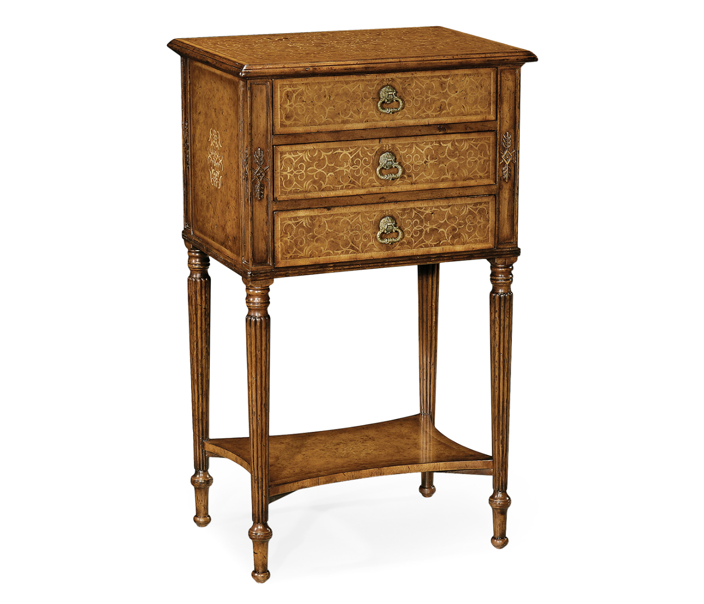 Walnut & Seaweed Chest on Stand