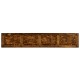 Large Walnut Oyster Parquet Console