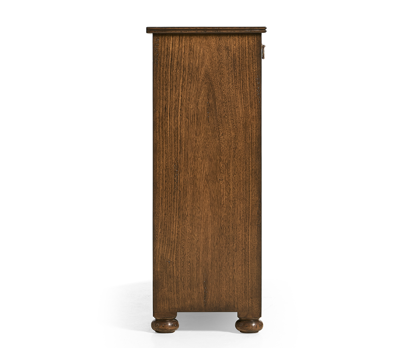 Walnut Oyster Double Open Bookcase