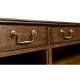 Walnut Oyster Double Open Bookcase