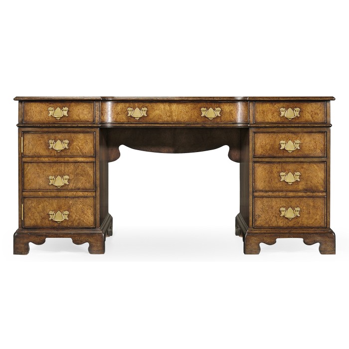 George I style pedestal desk
