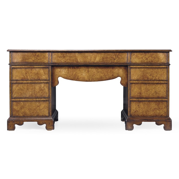 George I style pedestal desk