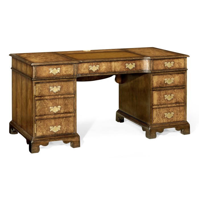 George I style pedestal desk