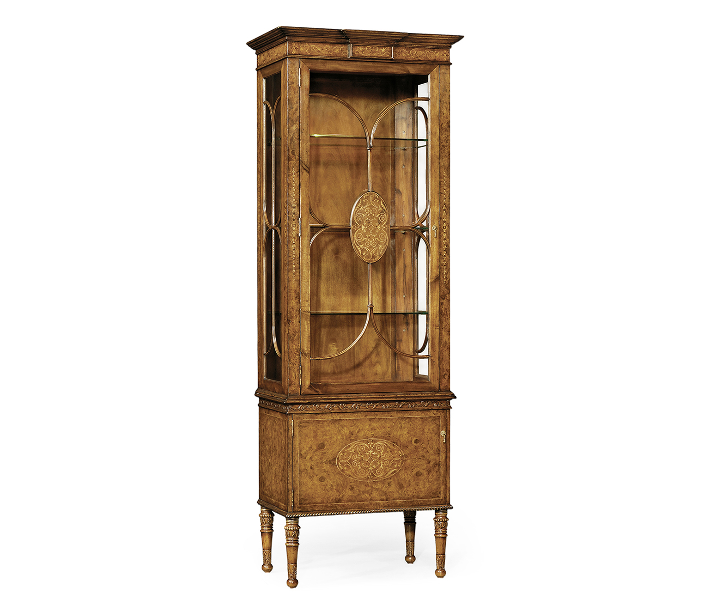 Narrow Seaweed Display Cabinet