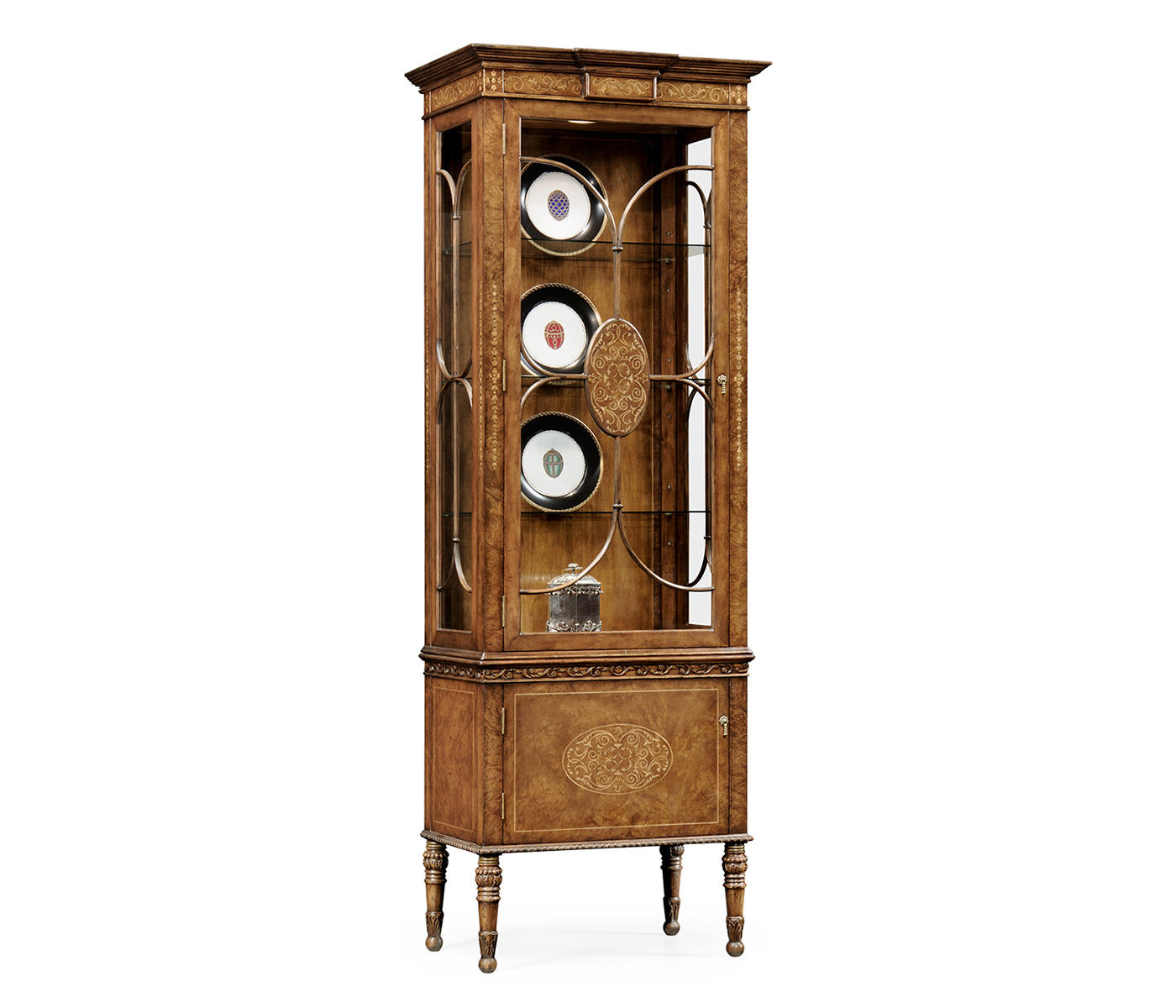 Narrow Seaweed Display Cabinet