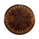 Mahogany & Brass Round Side Table