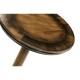 Small Golden Ale Round Lamp Table