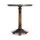 Large Golden Ale Round Lamp Table