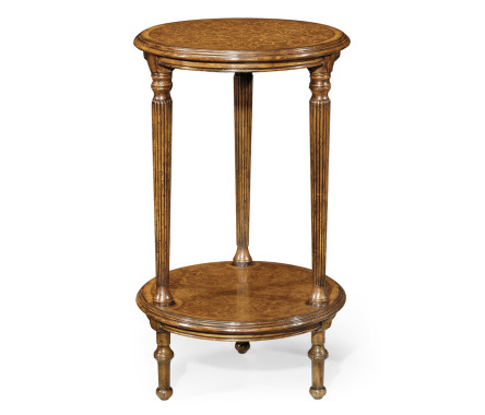 Seaweed two-tier round lamp table