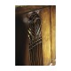 Gothic Natural Oak Display Cabinet