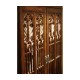 Gothic Natural Oak Display Cabinet
