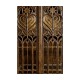 Gothic Dark Oak Display Cabinet