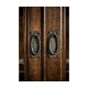 Gothic Dark Oak Display Cabinet