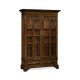Gothic Dark Oak Display Cabinet