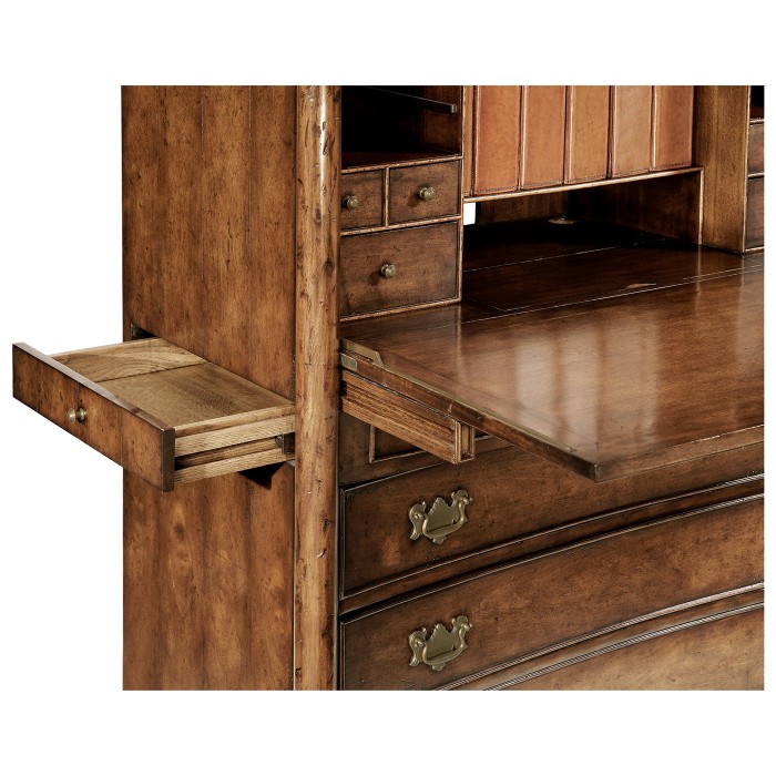Walnut home office cabinet