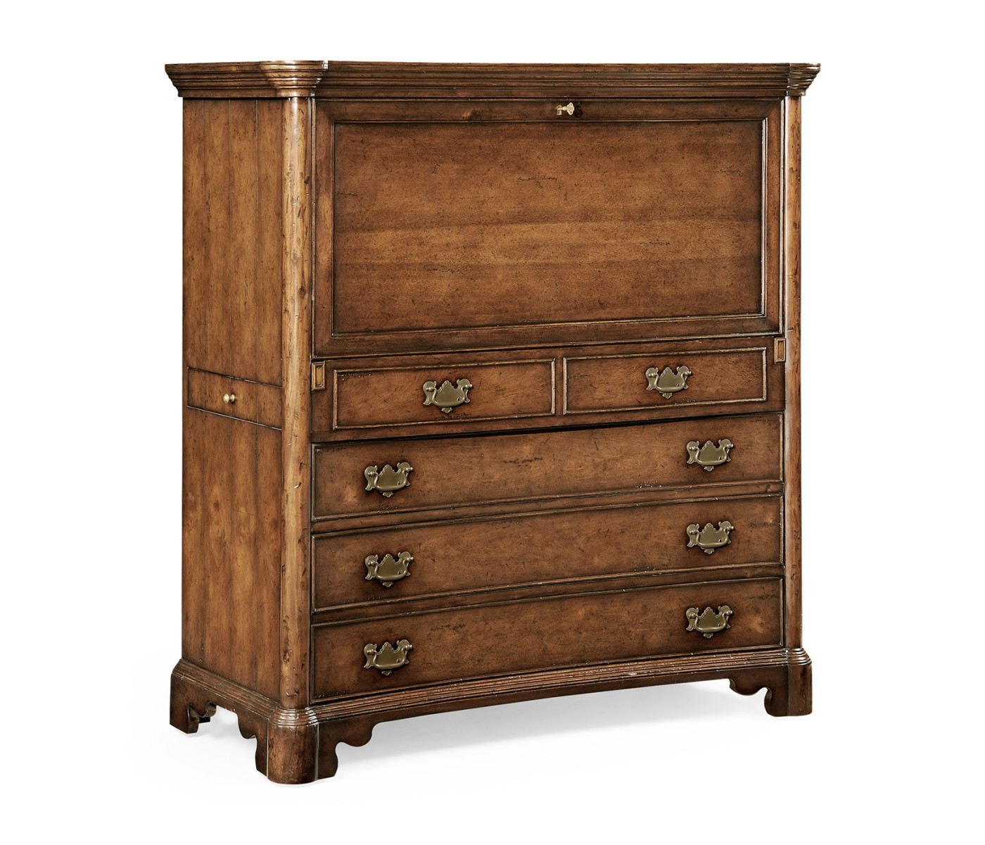 Walnut home office cabinet