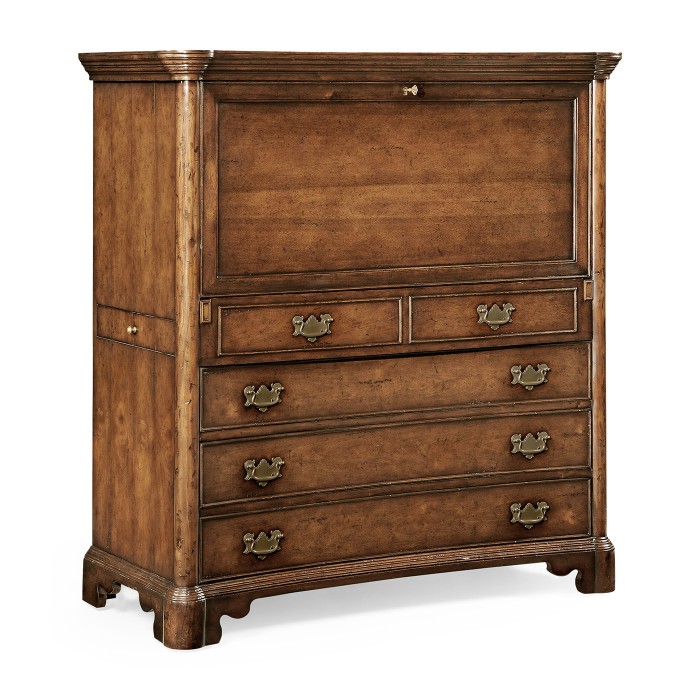 Walnut home office cabinet