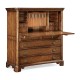 Walnut home office cabinet