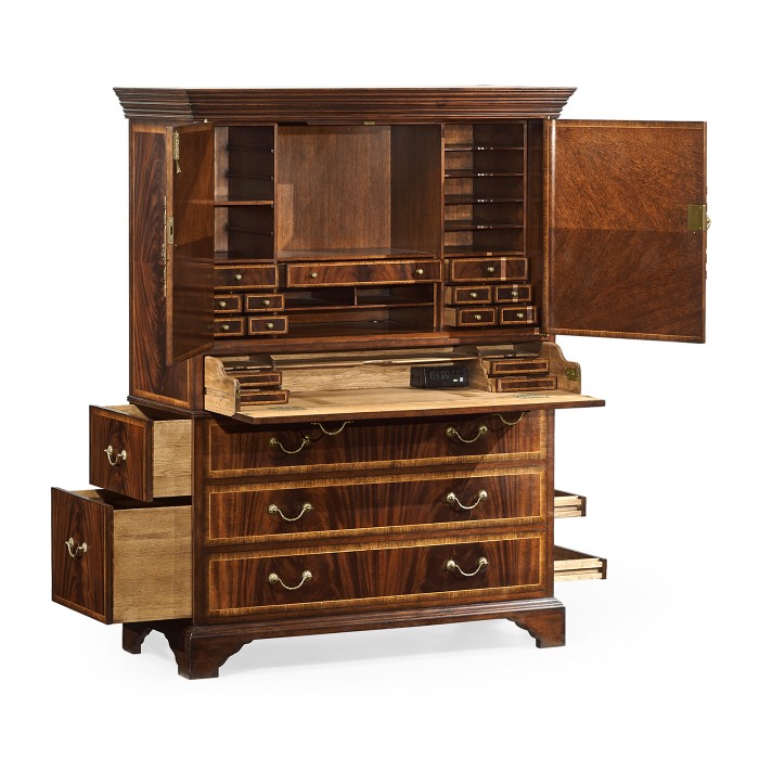 Mahogany Home Office Cabinet