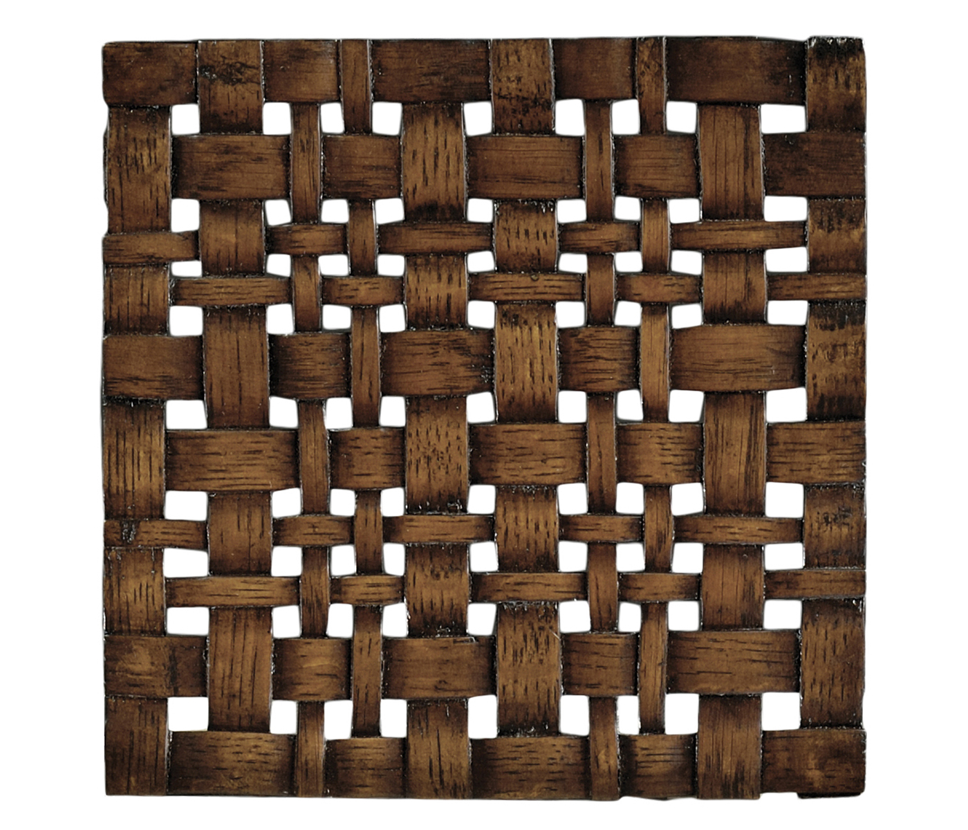 Dark Oak Placemats Box with Woven Effect