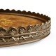 Large Circular Seaweed Marquetry Tray
