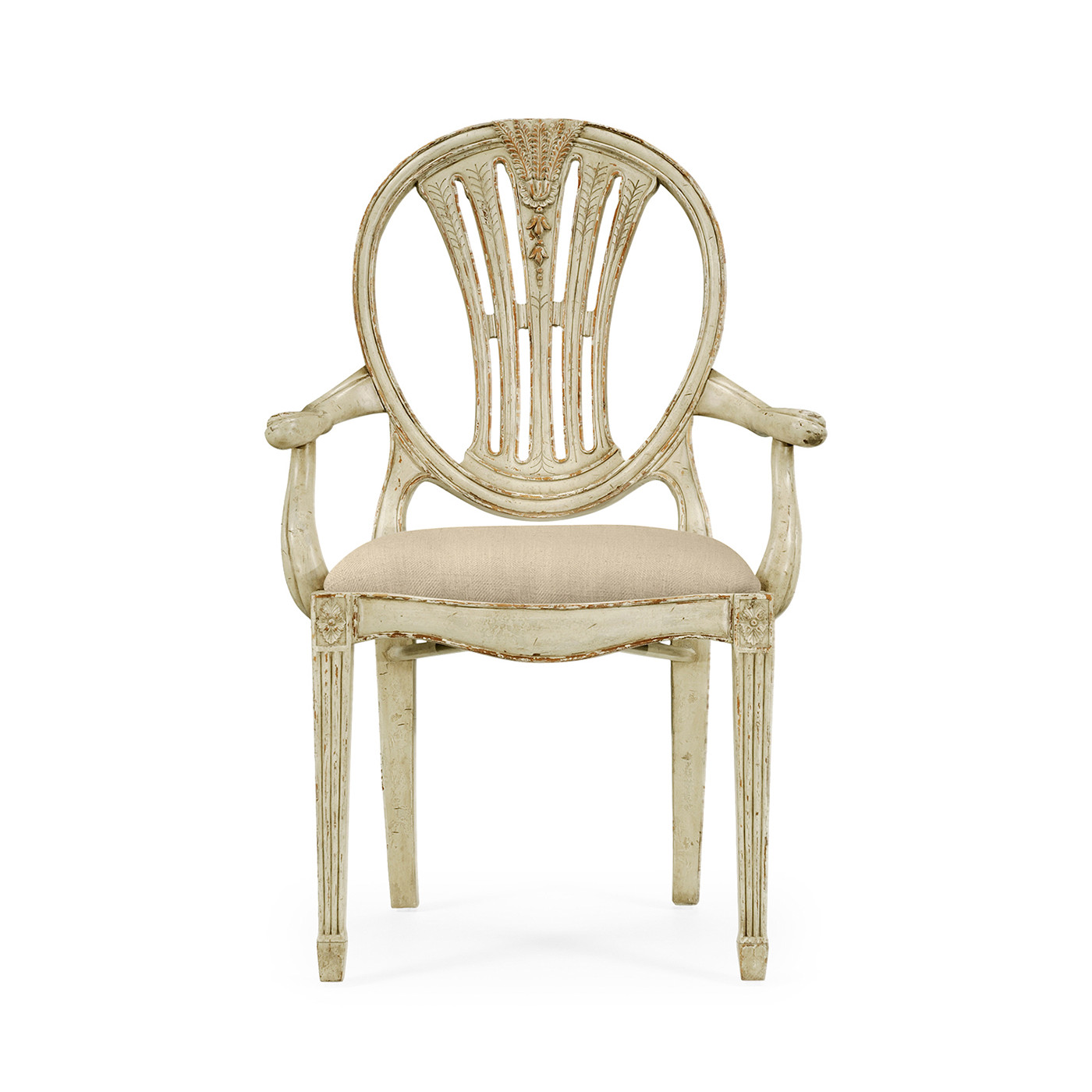 Hepplewhite Wheatsheaf Country Sage Arm Chair