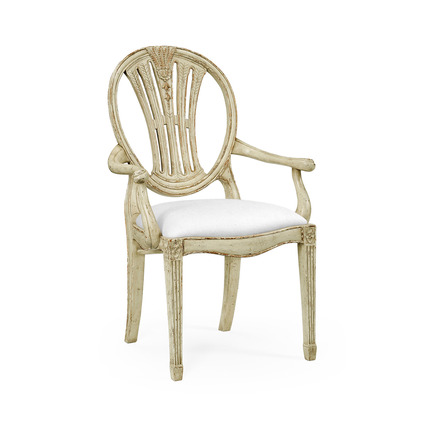 Hepplewhite Wheatsheaf Country Sage Arm Chair