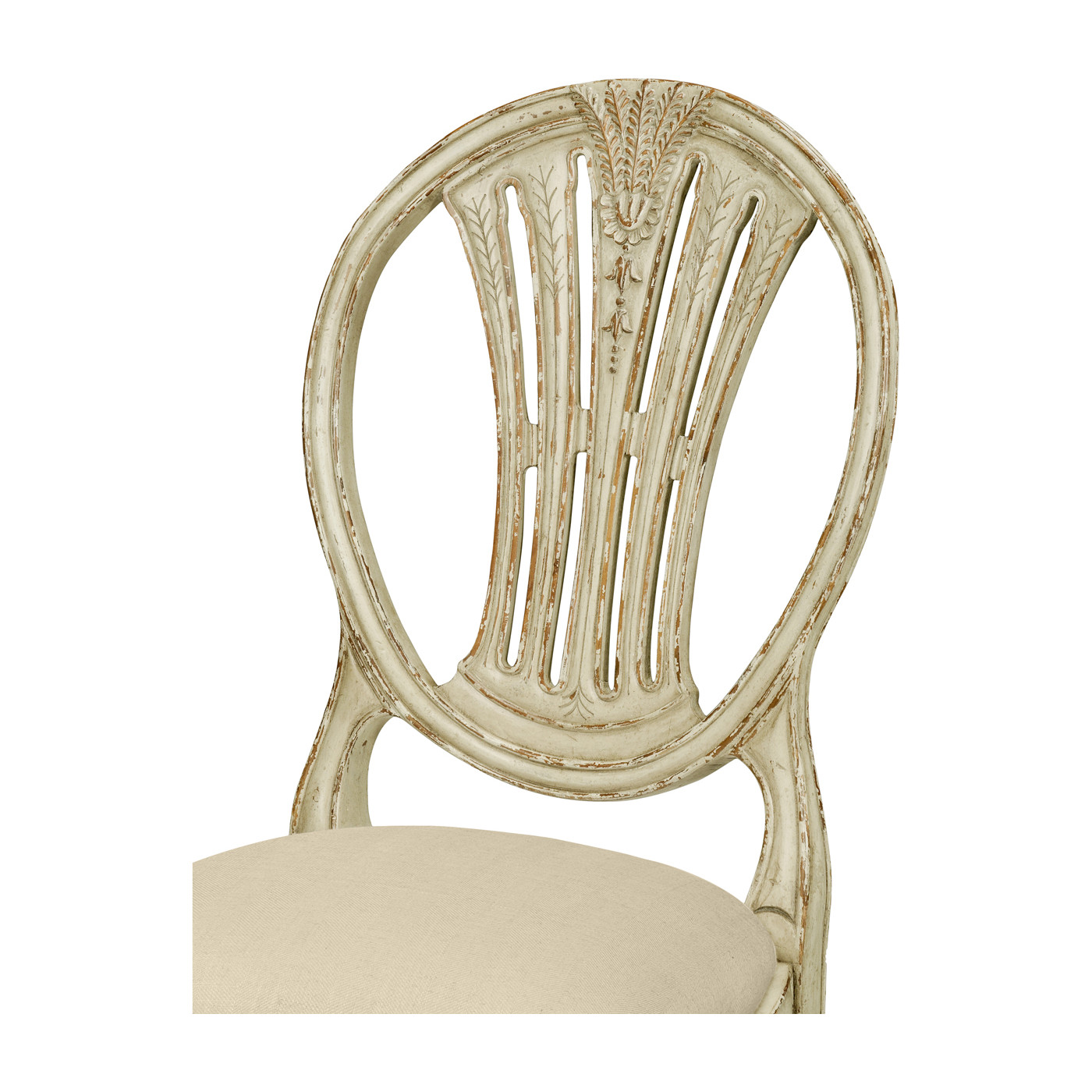 Hepplewhite Wheatsheaf Country Sage Side Chair