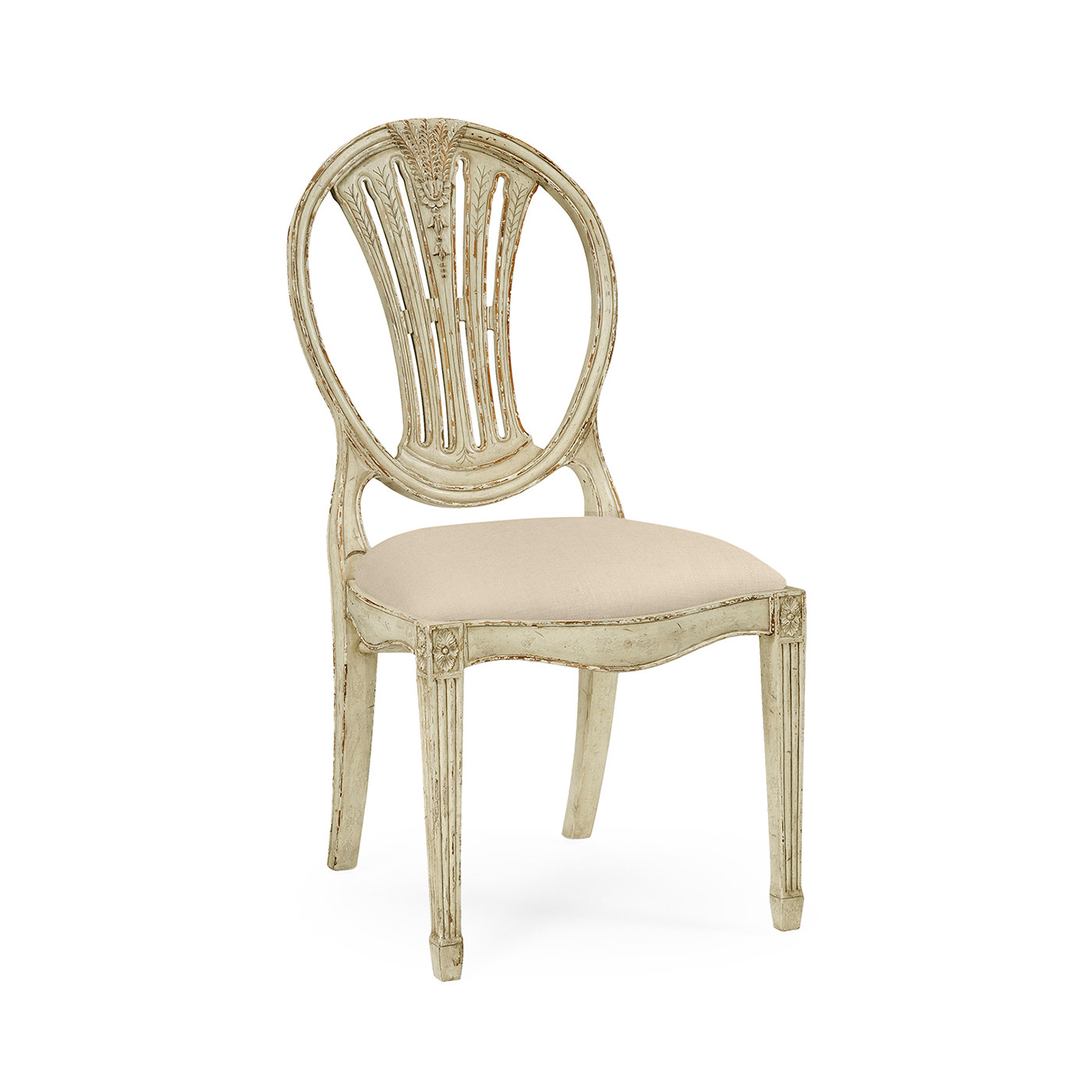 Hepplewhite Wheatsheaf Country Sage Side Chair