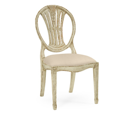 Hepplewhite Wheatsheaf Country Sage Side Chair