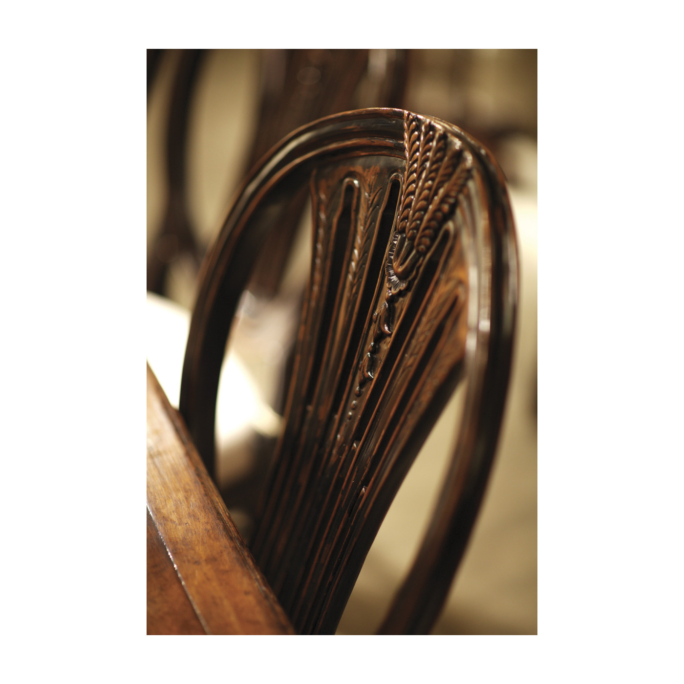 Hepplewhite Wheatsheaf Country Sage Side Chair