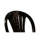 Hepplewhite Wheatsheaf Honey Black Side Chair