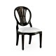 Hepplewhite Wheatsheaf Honey Black Side Chair