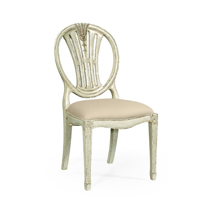 Hepplewhite Wheatsheaf Off-White Side Chair