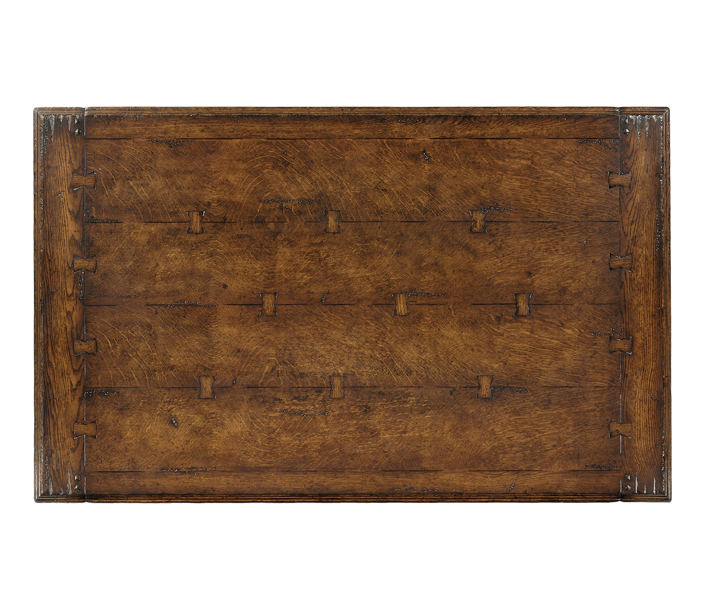 Twin Baluster Dark Oak Coffee Table