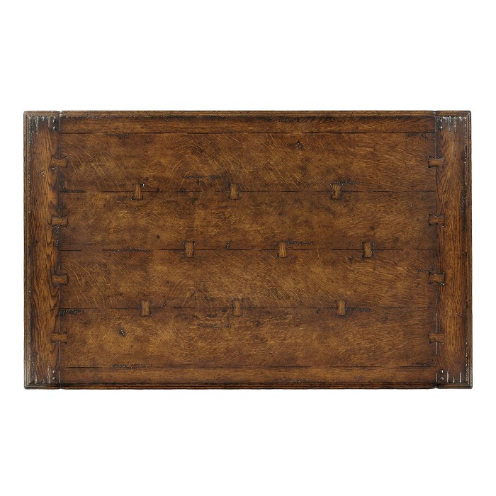 Twin Baluster Dark Oak Coffee Table