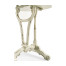 White rub-through tilt top table