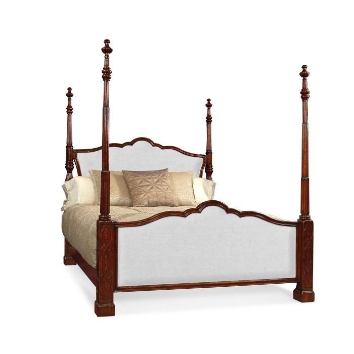 Four Poster Mahogany Cali King Bed