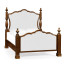 Four Poster Mahogany UK Queen Bed