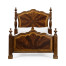 Four Poster Mahogany UK Queen Bed